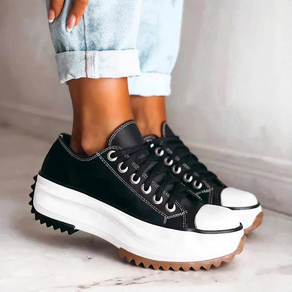 Chloe™ | Platform Leather Sneakers