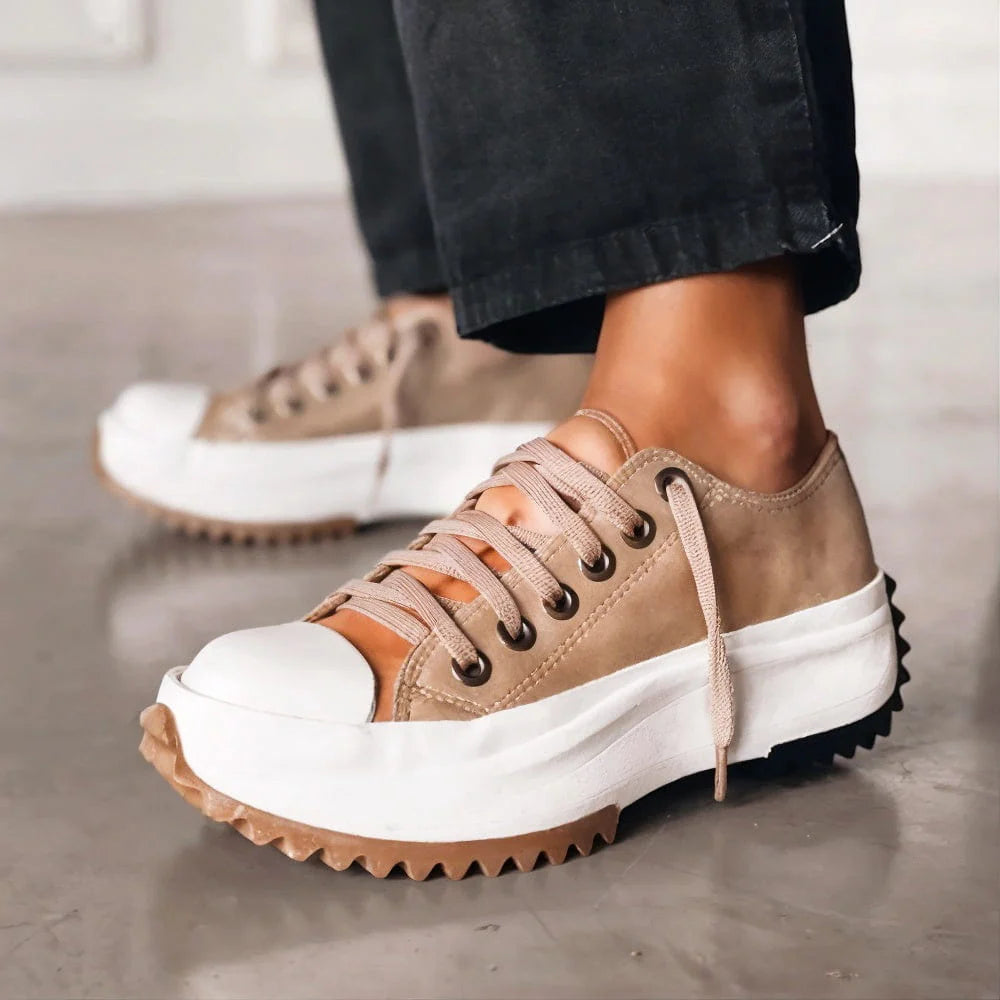 Chloe™ | Platform Leather Sneakers