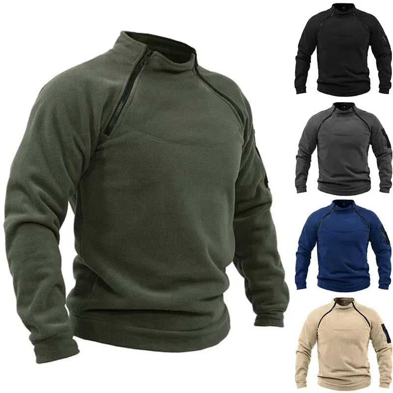 Noah™ | Military Style Fleece Sweater