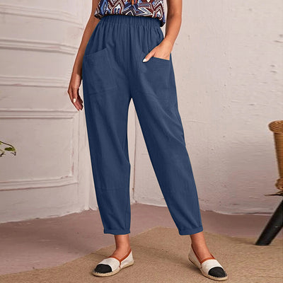 Luna™ - Cotton-Linen Women's Pants