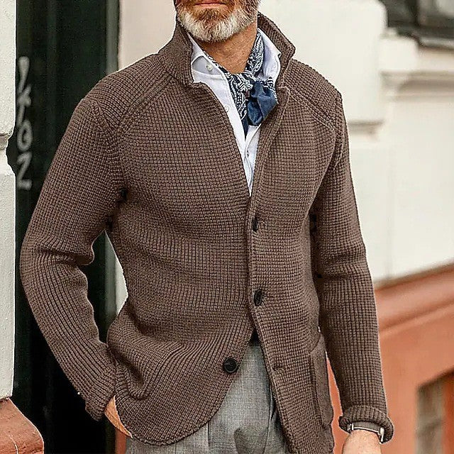 Lincoln™ | Men's Refined Cardigan with Button Closure