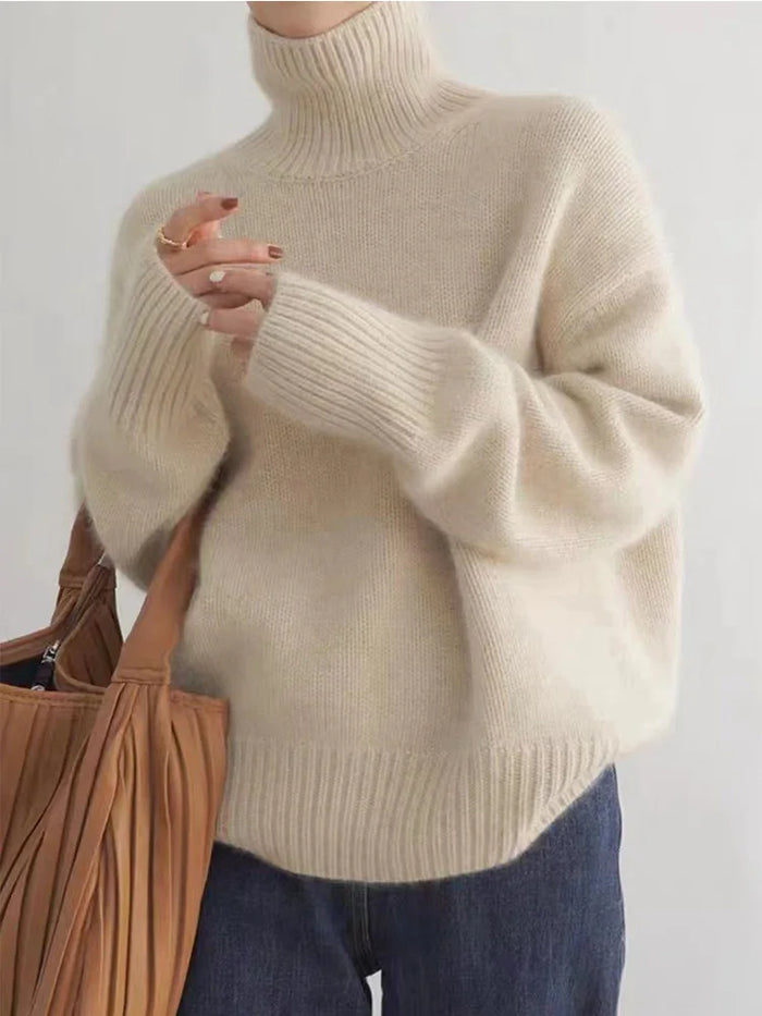 Mia™ | Turtleneck Soft Cashmere Sweater