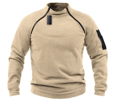 Noah™ | Military Style Fleece Sweater