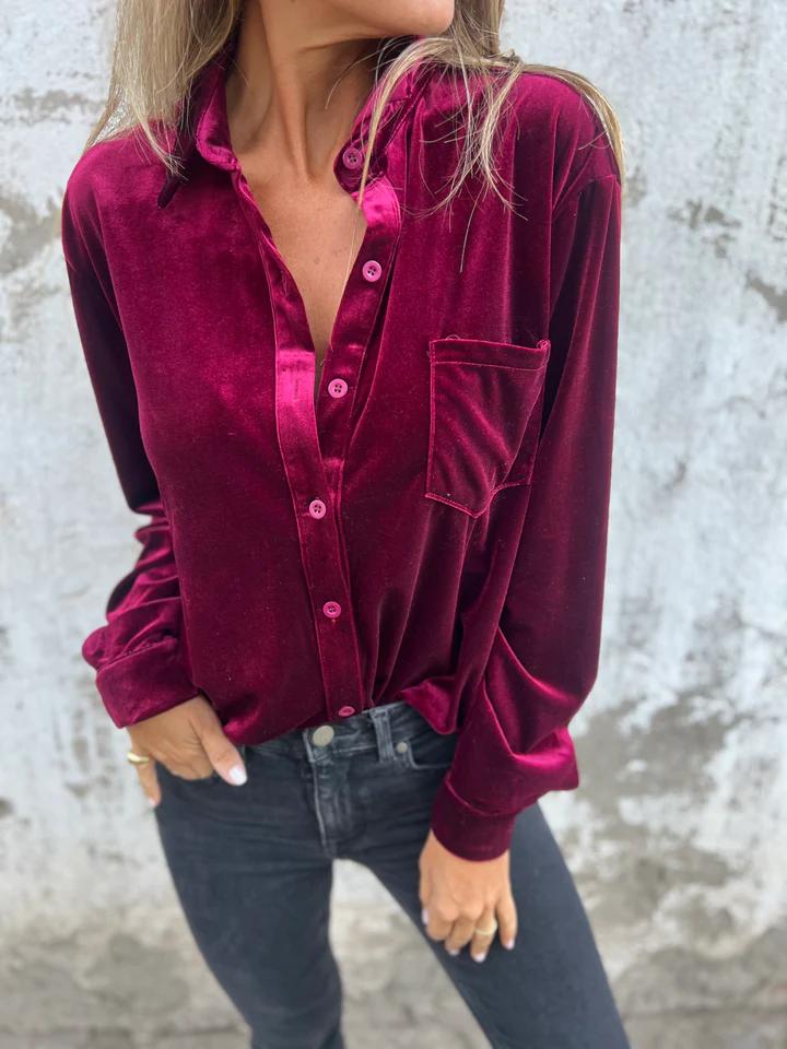 Marianne™ | Soft Velvet Shirt