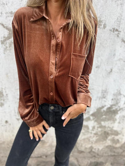 Marianne™ | Soft Velvet Shirt