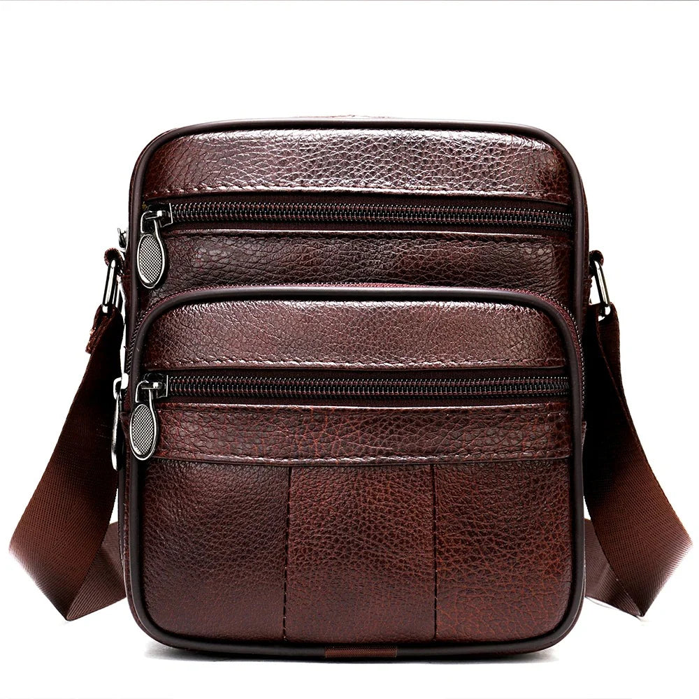 Caleb | Comfortable Men's Leather Shoulder Bag