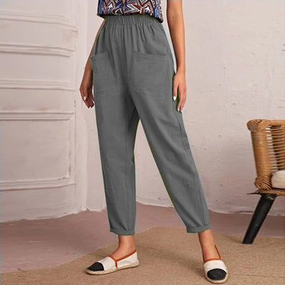 Luna™ - Cotton-Linen Women's Pants